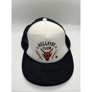 Hellfire Club Adult Costume Adjustable Trucker Hat Stranger Things Cosplay Cap